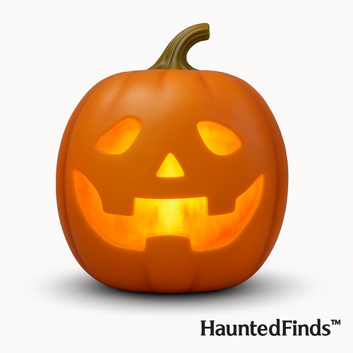 HauntedFinds Jabberin Jack Signature Edition – Animated Talking Pumpkin with 8" HD Display & Immersive Audio